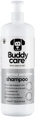Derma Sensitive Dog Shampoo by Buddycare | with Aloe Vera and Pro Vitamin B5 (33.8oz) by Unknown
