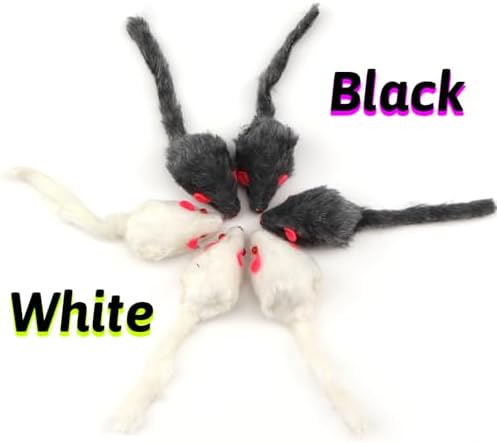 QUOZUO 60 Packs Cat Toys Balls Set Spiral Springs Assorted, Kitten Sparkle Ball, Mouse Toys, Cat Crinkle Balls Springs, Soft Pom Pom Balls - Image 4
