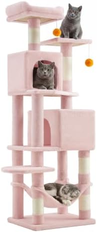 SONGMICS HOME Cat Tree for Indoor Cats, Multi-Level Tower by SONGMICSHOME
