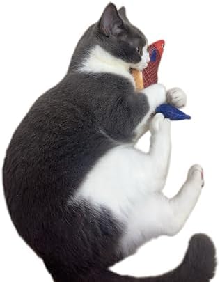 Cat Toys Saury Fish, 3 Pack, Catnip Crinkle Sound, Soft and Durable, Interactive Kitten Kicker for Indoor Kitty Exercise 9.4 Inches for All Breeds - Image 4