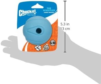 Chuckit! The Whistler Ball Dog Toy, Large 3 Inch, for Dogs 60-100 Pounds - Image 3