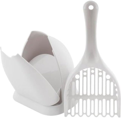 Petmate Scoop N' Hide Cat Litter Scoop, White - Image 5