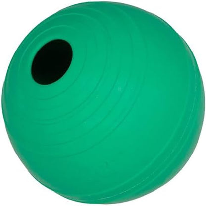 PetKORE: KoreFlex Ball - 4.75" Large, Green, Dog Toy, Shape Maintaining Rubber, Treat Stuffing Center, Bounce-Fetch-Chew, Pet Indoor-Outdoor Play by PetKORE