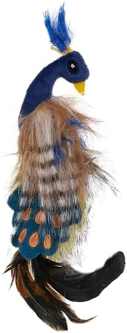 Pet Zone Pretty Peacock Feathered Plush Cat Toy with Catnip, Pack of 1 by HyperPet