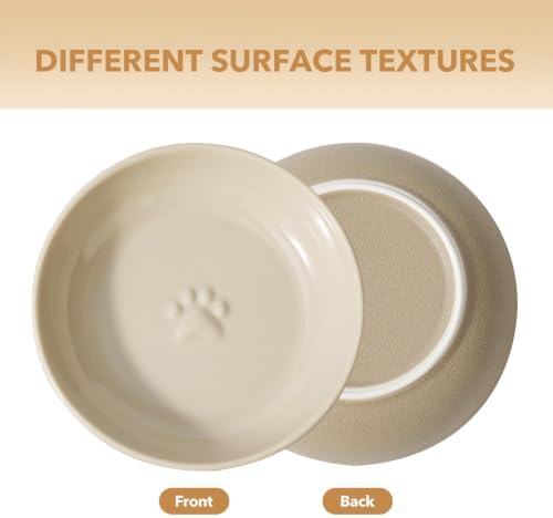 Havniva Elevated Cat Bowls, Raised Cat Bowl Ceramic Cat Dishes with Stand - Image 3