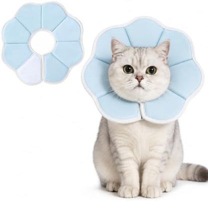 Avont Cat Cone M Adjustable Soft E-Collar, Blue by Avont