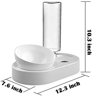 JiangYanus Dog Bowls, 0°-15°Adjustable Tilted Cat Food and Water Bowl Set - Image 5
