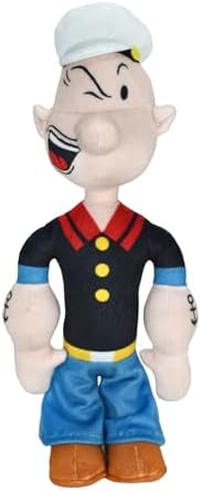 Multipet Popeye Dog Plush Toy - Toys for Dogs All Age - Extra Soft Plush - Stuffed Dog Toy for Cuddling & Playing - Cute & Tough (11") by Multipet