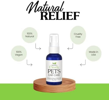 Isabella's Clearly Dog & Cat Ear Care Oil - Natural Wax Removal & Itch Relief - Ear Drops with Calendula, Witch Hazel, Mullein - Made in USA - Image 5