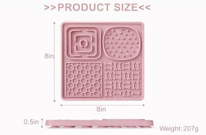 Hearth & Paw Silicone Lick Mat for Dogs, Blush Pink - Image 7