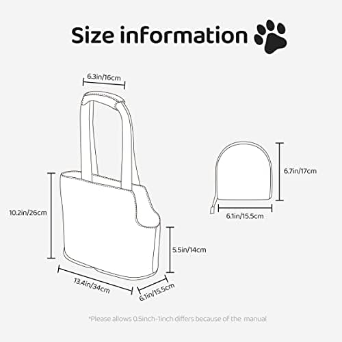 Custom Dog Purse Carrier for Small Dogs Rabbit Cat Add Your Picture Logo Text Personalized Travel Puppy Bag Style14 - Image 2