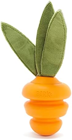 BarkBox Deep Roots Carrot Super Chewer - Toy for Small Dogs by BARK