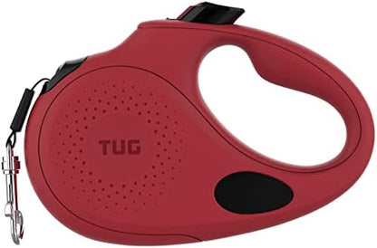 TUG Oval 360° Tangle-Free Retractable Dog Leash with Integrated Waste Bag Dispenser (Small, Red) - Image 6