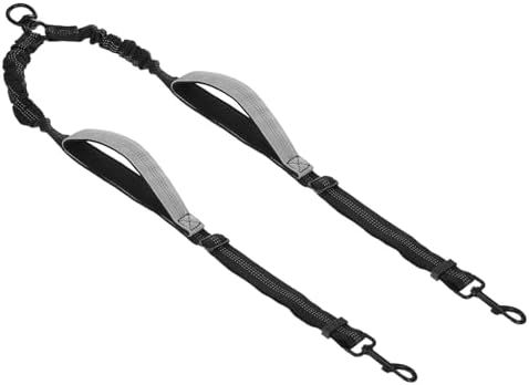 Double Dog Leash for Two Dogs, Adjustable Dual Control Handles Dog Leash by Unknown