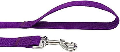 TAIAN 4FT/5FT/6FT Strong Dog Leash, Nylon Dog Leashes for Small Medium Large Dogs (3/4 in x 5 ft, Purple) - Image 4