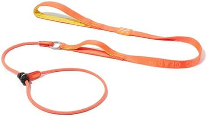 HowGo Slip Lead Dog Leash with 2 Spring-Loaded Stoppers (Orange 5.0FT) by HOWGO