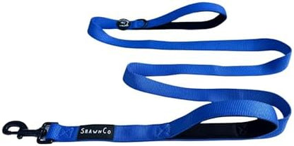 ShawnCo Dream Walk Dog Leash (Electric Blue,M/L 6FT w/ 2 Handles) by SHAWNCO