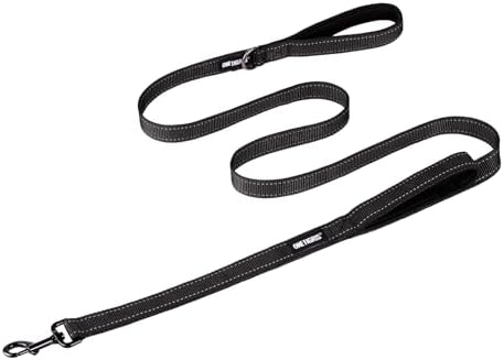 OneTigris No-Pull Dog Leash with Handle for Medium Large Dogs (Black, 6FT) by OneTigris