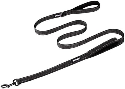 OneTigris No-Pull Dog Leash with Handle for Medium Large Dogs (Black, 6FT) by OneTigris