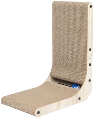 Best Pet Supplies Catify L-Shaped Cardboard Cat Scratcher - H: 19" by BestPetSuppliesLLC