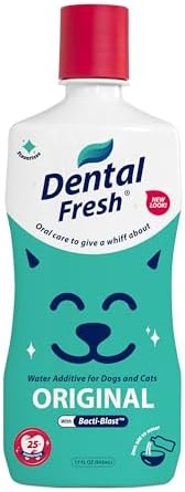 Dental Fresh Water Additive for Dogs & Cats, Flavorless, 17 fl oz by DentalFresh