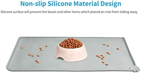 AUDWUD Waterproof Silicone Pet Feeding Mats,Anti-Slip Dog Food Bowl Pad - Image 2