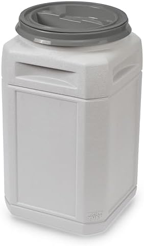 Mighty Tuff Airtight Dog Food Storage Container – 13 Gal, up to 54 lb Capacity – Cat and Dog Food Container with Twist Lid & Handles – BPA-Free, Made in USA by MightyTuff