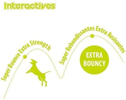 ALL FOR PAWS Interactive Super Bounce Tennis Balls Dog Toy, Pet Safe Toys for Exercise and Training, 2.5 Inch Diameter (6 Pack) - Image 6