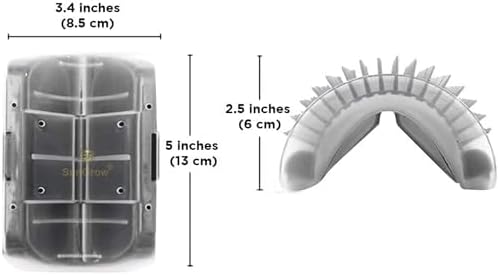 SunGrow Self-Grooming Brush for Ferrets & Cats, Light Gray Self Massager, Mountable to Corners and Flat Surfaces, Includes Brush, Catnip, Screws and Adhesive Tape (2 Pieces) - Image 7