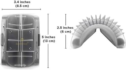 SunGrow Self-Grooming Brush for Ferrets & Cats, Light Gray Self Massager, Mountable to Corners and Flat Surfaces, Includes Brush, Catnip, Screws and Adhesive Tape (2 Pieces) - Image 7