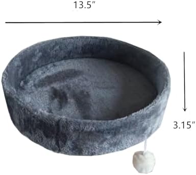 SHENGOCASE 13.5" Cat Tree Tower Accessories Replacement Parts Top Perch Bed Platform, Cat Tower Add ons (Grey, M8) - Image 5