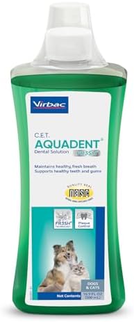 C.E.T. Aquadent Fr3sh Dental Solution for Dogs & Cats, 500 ml by Virbac