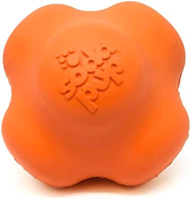 SodaPup Crazy Bounce – Durable Dog Ball Toy & Chew Toy Made in USA from Non-Toxic, Pet-Safe, Food Safe Natural Rubber Material for Bonding, Mental & Physical Exercise, Problem Chewing, & More by SodaPup