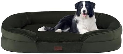 Dwanton Orthopedic Waterproof Large Dog Bed Sofa, Gel Memory Foam, 38" by DWANTON