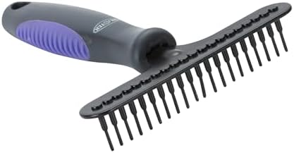 Kruuse Buster Large Purple Grooming Tool – Removes Loose Undercoat Hair Gently by Kruuse