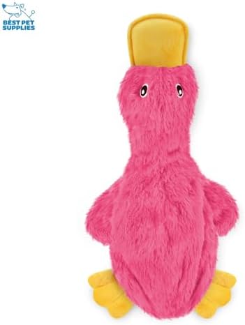 Best Pet Supplies Interactive Squeaky Dog Toy - Crinkle Duck Set - Image 4