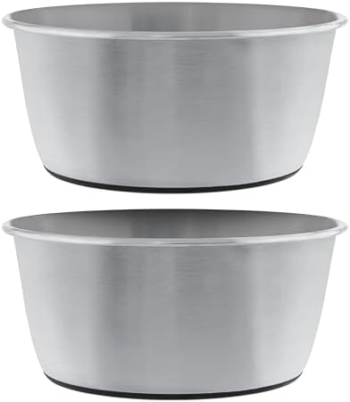 Master Pet Supply Stainless Steel Dog Bowls Set of 2 - Stainless - 32 Oz by MasterPetSupply