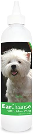 Healthy Breeds West Highland White Terrier Ear Cleanse with Aloe Vera Cucumber Melon 8 oz by HealthyBreeds