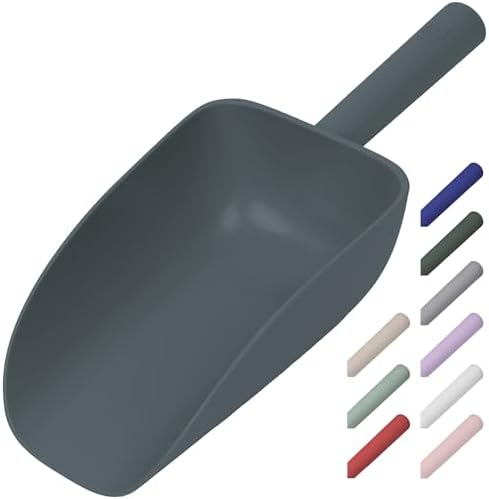 Extra Big Multipurpose Scoop– Solid Deep Scooper for Any Household – Disposing/Replacing Litter – Big Size Animal Pet Food Shovel – 44oz by CATSTAG