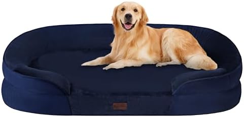 Dwanton Orthopedic Waterproof Large Dog Bed Sofa, Gel Memory Foam, 42" by DWANTON