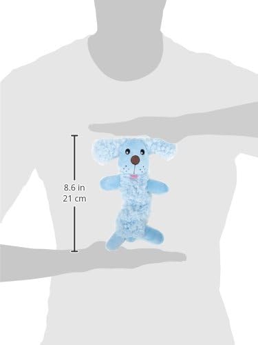 Grriggles Baby Bark Bungee Pup Toy, Blue Small