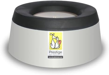 Road Refresher™ - Prestige Pets Water Bowl Dispenser - No Spill Water Bowl for Dogs and Cats - Travel Pet Water Bowl for Home and Travel - Grey - Large by Road+Refresher