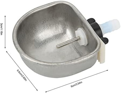 10Pcs Stainless Steel Rabbit Drinking Water Bowl - Image 4