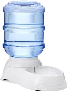 Amazon Basics Gravity Pet Water Dispenser for Cat and Dog, Easy to Clean, 135.3fl.oz Capacity, Small by AmazonBasics