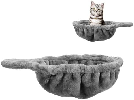 UXIETIN Cat Tree Hammock for Large Cats with Deep Basket,12.4",Grey by Unknown