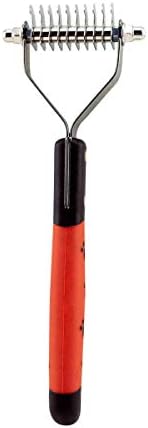Ryan's Pet Supplies Paw Brothers 10 Blade Medium Dematting Undercoat Rake for Dogs and Cats, Professional Grade, Dog Shedding Brush, Stainless Steel Blades, Rounded Gentle Teeth - Image 2