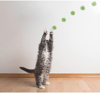 Andiker Cat Sparkle Balls, 6pcs 2.36 Inches Cat Pom Pom Ball Glitter Tinsel Kitten Balls Toy Foil Fuzzy Ball for DIY Craft Colorful Interactive Cats Toys for Indoor Cats to Keep Fit and Active(12Pcs) - Image 6
