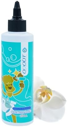 Ear Cleanser for Dogs and Cats, Pet Ear Wash Cleaning Solution with Orchid Extract Release Itching and Deodorize, Fragrance Free 200ml by ODOUT