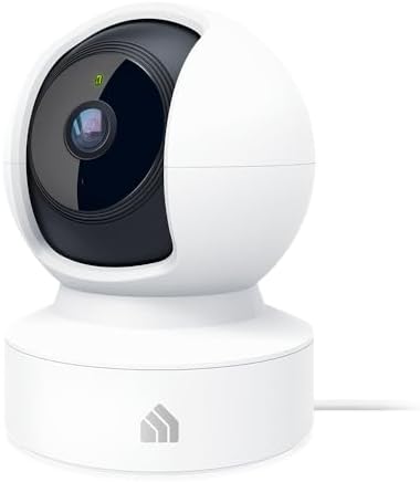 Kasa 2K+ Indoor Pan/Tilt Wired Security Camera, Baby & Pet Monitor, KC410S by Unknown