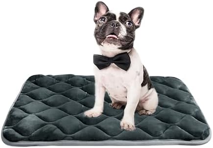 furrybaby Dog Bed Mat Crate Pad, Anti-Slip Bottom Machine Washable Pet Pad by FurrybabyPetSupply